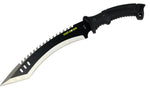 Hunt-Down 16" Full Tang Hunting Knife with Black Rubber Handle 9279