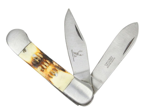 6.5" The Bone Edge Practical Dual-Bladed Pocket Knife 9475