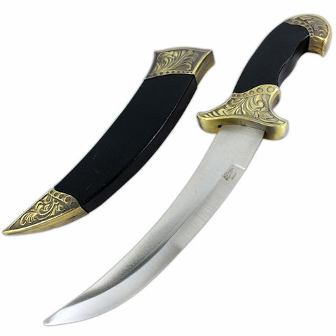 TheBoneEdge 12" Steel Collectible Dagger With Scabbard 9684