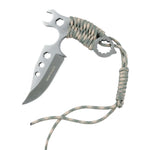 Hunt-Down 5" Chrome All Around Survial Knife Stainless Steel Blade with Sheath 9866