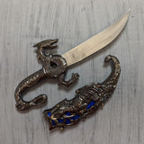 10" Blue Dragon Fantasy Dagger Knife
