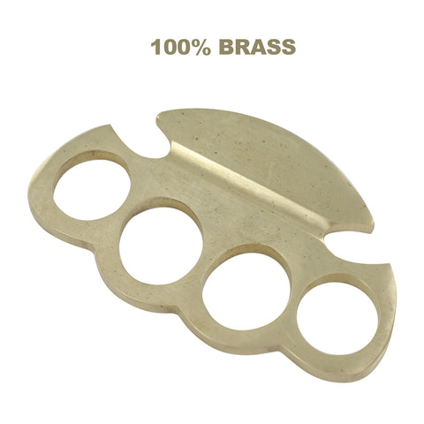 100% Pure Brass Heavy Duty Knuckle Paper Weight Accessory