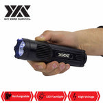 DZS Military Grade Aluminum Tactical High Power Stun Gun Flashlight 15M Volt