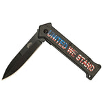 MASTER USA SPRING ASSISTED KNIFE - MU-A121F UNITED WE STAND