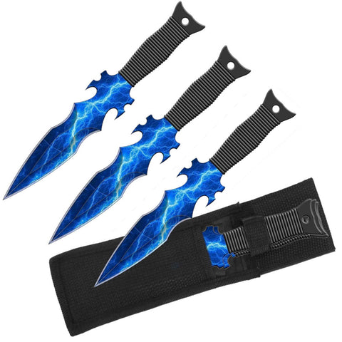 Nebula Storm Throwing Knives Set - Set of 3 Throwers