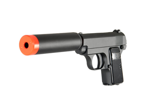 Spring Silenced Metal 911 .25 Pistol FPS-230 Airsoft Gun