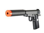 All NEW G2A Full Metal Airsoft Handgun bbs Pistol With Silencer