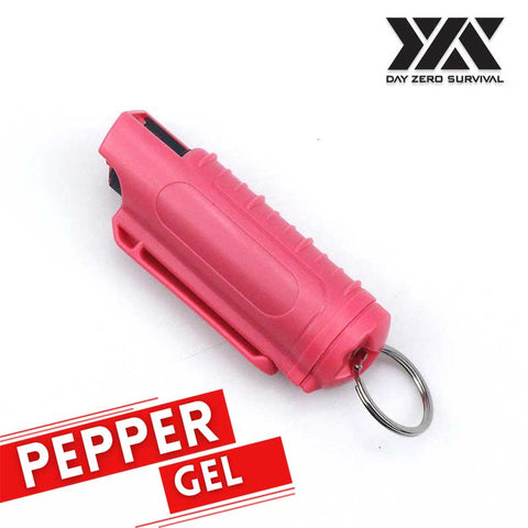 DZS Tactical Pepper Gel - Light Pink Hard Case with Belt Clip