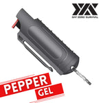 DZS Tactical Pepper Gel - Grey Hard Case with Belt Clip