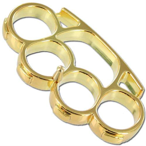 Iron Fist Knuckleduster Heavy Duty Gold Buckle & Paperweight