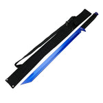 26" Blue Ninja Sword Stainless Steel with Sheath