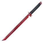 26" Stainless Steel Red Blade Sword with Sheath