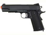 Double Eagle M291 Full Metal 1911 Tactical Rail Metal Spring Pistol Airsoft Gun