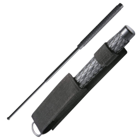 Police Expandable 29 Inch Baton Rubber Handle