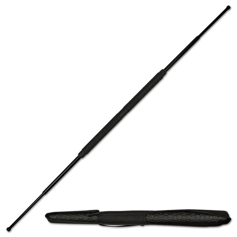 51" Tactical Self Defense Retractable Double Sided Baton Collapsible Bo Staff