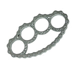 BladesUSA Knuckles - PK-1840CH Silver Chain Design Knuckle Duster