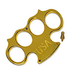 USA Heavy Duty Golden Paperweight Buckle Knuckle Duster