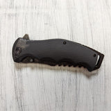 4.75" FOLDING HUNTING EDC BLACK OPS FOLDER POCKET KNIFE