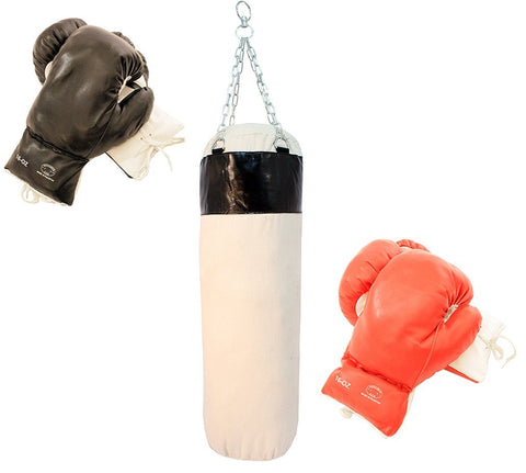 Last Punch Brand New 2 Pairs of Boxing Gloves with Punching Bag S101