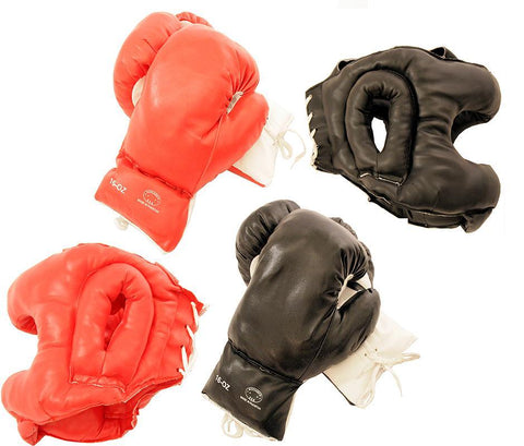 Last Punch 2 Pairs of Boxing Gloves & 2 Sets of Head Gears Brand S102