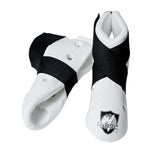 White Student Martial Arts Sparring Foot Gear Shoes Size XX-Small