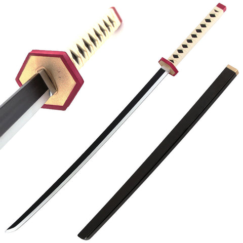 41" Foam Anime Slayer Tomioka Giyuu Cosplay Sword with Scabbard