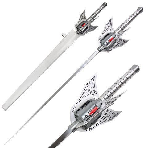 Weiss Schnee Myrtenaster Rapier Full Size Metal Fantasy Anime Sword With Scabbard