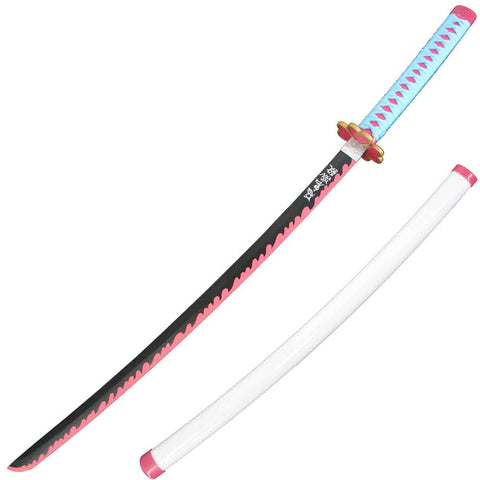 40.5" ABS Plastic Blade Mitsuri Kanroji Nichirin Katana Samurai Sword Demon