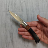 4" BLACK BEAR FOLDER MANUAL FOLDING KNIFE BROWN BLACK