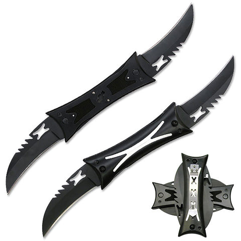 BladesUSA - Fantasy Folding Knife with 4 Blades - VL-04B