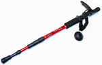 Defender 50" Mixed Colors Hiking Sticks With Flashlight Canes Compass & Antishock