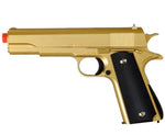 M1911 Replica Full Metal Two Tone Gold & Black Airsoft Spring Pistol 6MM BB Gun