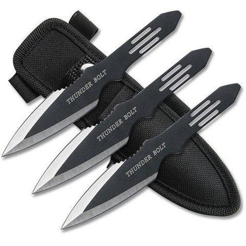 PERFECT POINT RC-595-3 THROWING KNIFE SET 5.5" OVERALL