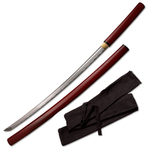 Ten Ryu - Hand Forged Shirasaya Samurai Sword - TR-025BG