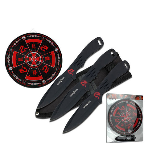 Perfect Point - Throwing Knives - Set of 3 - PP-075-3BK