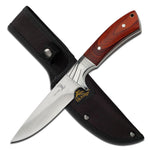 Elk Ridge -Wood Fixed Blade Knife Hunting - ER-148 Full Tang w/ Sheath