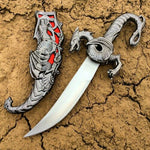10" Collectible Fantasy Red Dragon Dagger