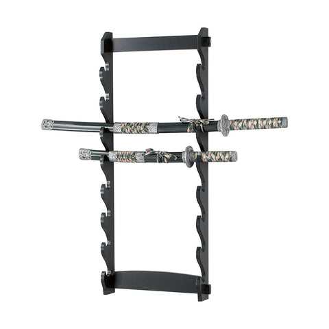 BladesUSA - 8 Tier Wall Mount Sword Stand - WS-8W