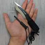 SURVIVOR TANTO FIXED BLADE KNIFE 7" OVERALL