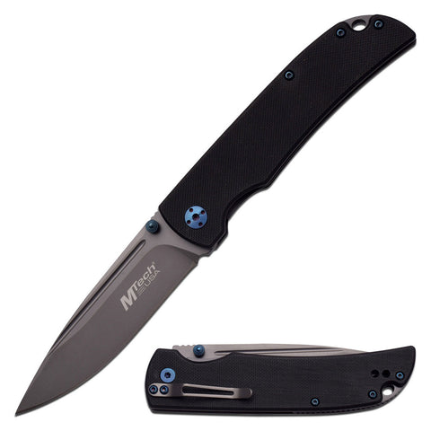 MTech USA - Folding Knife (Clamshell) - MTE-FDR011-BK