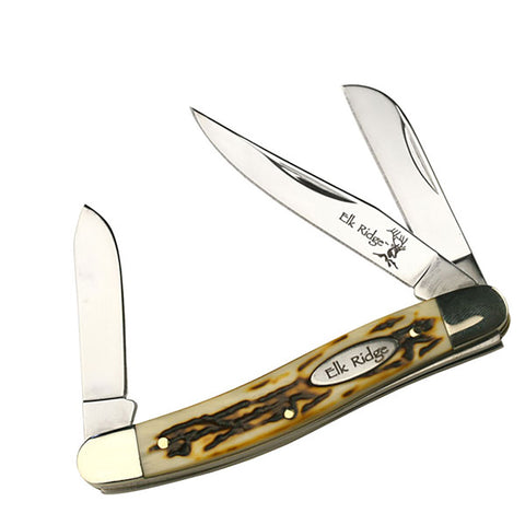 Elk Ridge - Folding Knife - Gentleman's Knife - Stockman - ER-323I