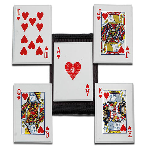 BladesUSA - Throwing Cards - Royal Flush (Hearts) - Set of 5 - JL-SS5R