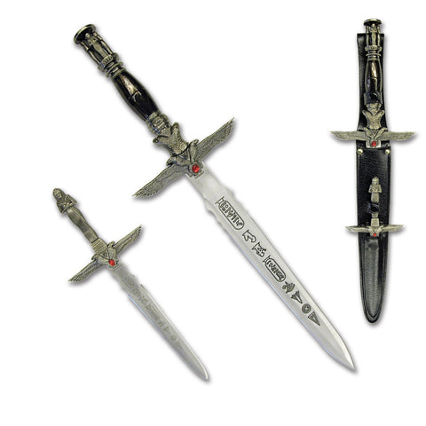 BladesUSA - Egyptian Fantasy Short Sword with Matching Dagger - S2370D